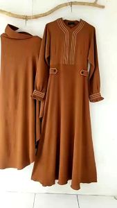 Gamis Wanita Syari / Gamis Crinkle / Alzena Set