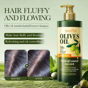 Original Olive Oil Anti-Dandruff Shampoo for Woman Oil Control Flake-Free Scalp and Natural Shine Repair Damaged Hair Mask 500ml