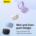 Tai nghe không dây Baseus Bowie WM02 thế hệ mới nhất với Bluetooth 5.3 với cơ chế chống ồn chủ động độ nhậy cao. 