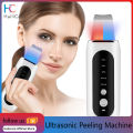 Hailicare Ultrasonic Face Skin Scrubber Skin Shoveling Machine EMS Micro-current Ion Import Facial Skin Lifting Pore Cleaning Facial cleaning Device Beauty Equipment Remove Blackhead USB Charging. 