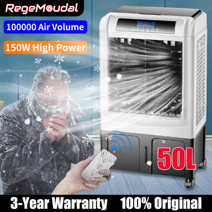 【3 Year Warranty】50L/20L/8L Air Cooler With Remote Control Cooling Fan