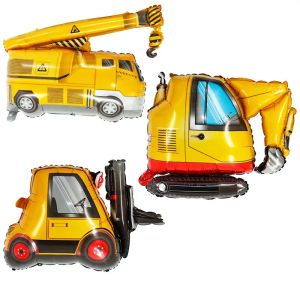 ส่งด่วน ลูกโป่งรถเครน car balloons ลูกโป่งรถกระบะ ลูกโป่งรถแทร็กเตอร์ ลูกโป่งรถปูน ลูกโป่งรถตักดิน รถแทร็กเตอร์ ลูกโป่งรถ