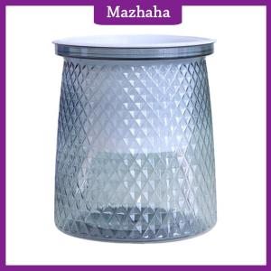 Mazhaha Double-layer Self Watering Plant Pot Transparent Plastic Flower Vase Automatic Lazy Potted Flower Pot Hydroponic Flowerpot Decor