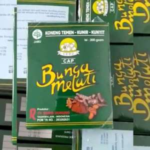 BUNGA MELATI KONENG TEMEN KUNIR ISI 200 GR ORIGINAL JAMU SAKIT MAAG LAMBUNG PENCERNAAN MUAL ULU HATI