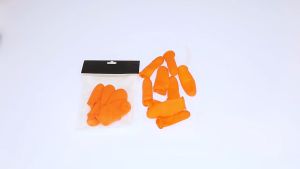 100PCS Sarung Jari Latex ASLI - Anti-Statik & Tahan Peluh｜Pelindung Ibu Jari Untuk Cat/Tukang Kebun