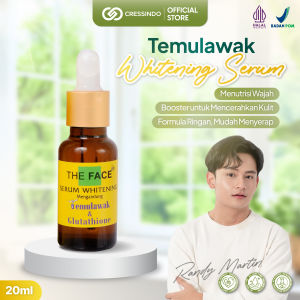 THE FACE Temulawak Whitening Serum with Glutathione 20ml - Mencerahkan dan Mengurangi Jerawat