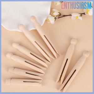 【Enthusiasm】🌟🌟【Hot Sale】🎈 หมุดไม้ดอลลี่แบบดั้งเดิม5ชิ้นขาหนีบเสื้อผ้าไม้สไตล์ดอลลี่แบบดั้งเดิม