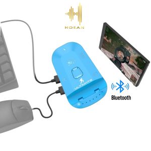 Bộ chuyển đổi chơi game Meiying M24 - Thiết bị hỗ trợ phím chuột ghìm tâm Ai kết nối điện thoại cực mướt