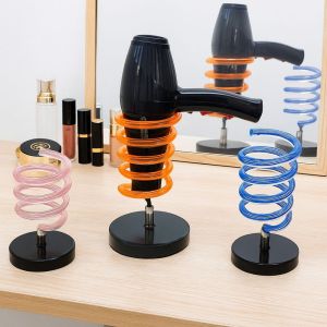 LIANG Plastic Countertop Hair Dryer Holder Anti-slip No Punch Hair Dryer Bracket Innovative Marble Base Hair Dryer Stand for Home
