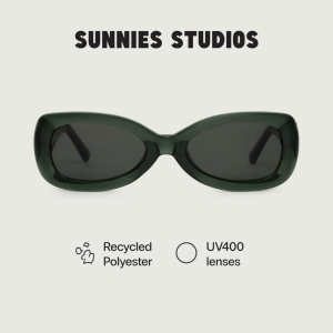 Sunnies Studios Reese (Rectangle Sunglasses Shades for Men and Women)