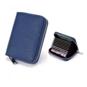 HTF Business Card Holder WalletCredit Card Wallet Organ Card Holder Multifunctional Large Capacity Ladie