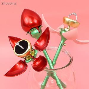 【ZP】 Flash Sale Cute Romantic Wedding Ring Holder Rose Flower Ring Box Engagement Storage Ring Bearer Case Gift Packaging Box Jewelry Storage Case