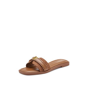 <Lounge>Staccato Womens Flat Sandals รองเท้าแตะส้นแบน รองเท้าแตะ พื้นนุ่ม EEQ06