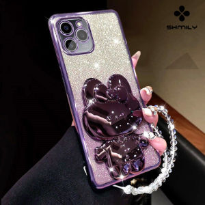 สำหรับ Infinix Hot 50 Hot 50i Hot 40 Hot 40i Hot 40 Pro Hot 50 Pro+ Hot 30 Hot 30i Hot 30 Playมีสไตล์ High End ชุบโครเมียมซิลิโคนป้องกันการตกเคสโทรศัพท์ที่ใส่ & สายคล้องใส่โทรศัพท์น่ารัก