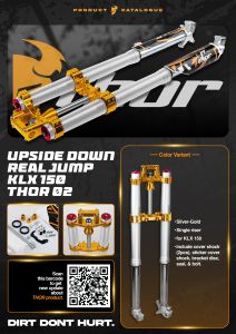 Shock Upside Down USD Real Jump Klx 150 Full Cnc 02 Thor
