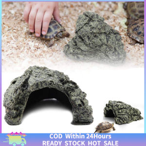 Reptile Hiding Cave Fish Hiding Cave Aquarium Turtle Reptile Hide Habitat Decoration Ornament Lizard Snake Turtle Python Hide Rest Cave