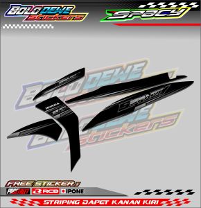 STRIPING VARIASI HONDA SPACY / STICKER LIST VARIASI MOTOR SPACY