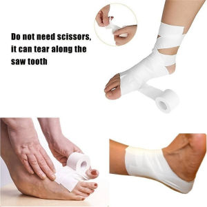 10M Mueller Tape White Athletic Sports Tape Waterproof Tear Sport Tape Residue Mueller Athletic Tape
