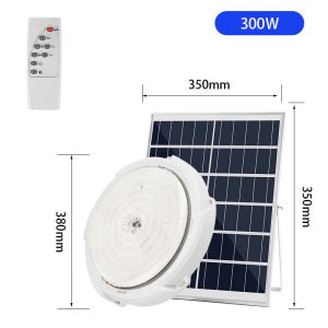 LED Solar Ceiling Light Bedroom Living Room Home Indoor Lighting Waterproof Light Lampu Solar Remote Control Garden/Balcony