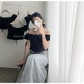 Mir.byHi: Áo trễ vai baby tôn dáng. 