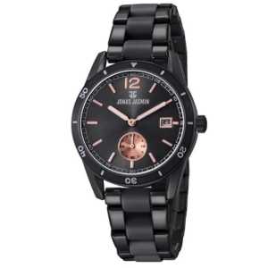 Jam tangan Wanita Jonas Jasmin JJ2218L tali stainless tanggal aktif detik bawah original