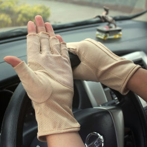 Touch-Screen Sunscreen Gloves for Men in Summer Are thin Breathable Outdoor Touch-controlled Non-slip and Sweat-absorbent