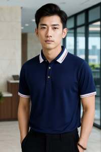 Áo polo nam cổ phối  chất liệu sợi cotton cá sấu Thoáng Mát  Sang Trọng- PMK6