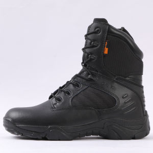 Sepatu pria luar ruangan sepatu taktis sepatu tahan air high top sepatu bot pria sepatu kets