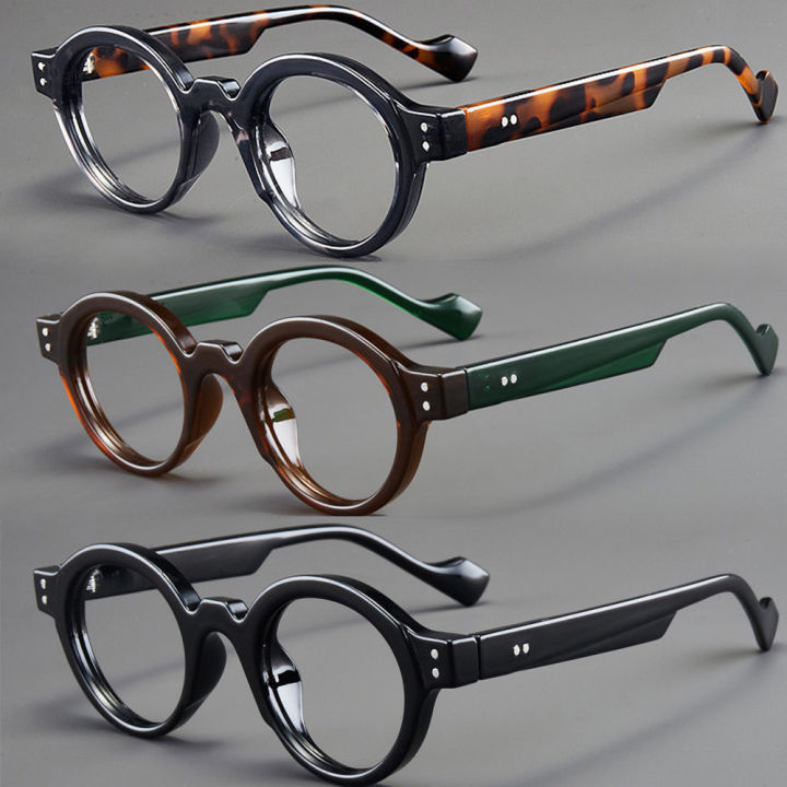 FG Vintage Style Oversized Circular Reading Glasses, PC Frame