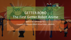 Getter Robo Origin (1974-1975) - The 1st Getter Robo Mecha Cartoon Anime Series Set 1 in 32GB USB Flash Drive - Complete 51 Episodes Video Collection with English Subtitles Includes Free Surprise Gift and OTG Connector