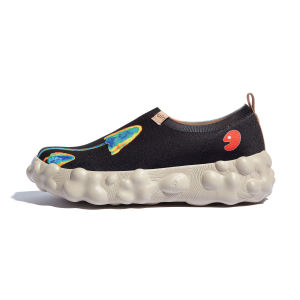 UIN Toledo VI Womens Fashion Sneakers Wide Toes Slip Ons Lightweight Flats Walking Loafers Travel Shoes