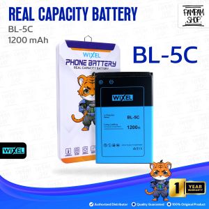 WIXEL Baterai BL-5CA Nokia 1110 1111 1112 1200 1680 2310 5130 XpressMusic 7600 N70 E60 5030 C2-00 C2-01 X2-01 Double Power Real Capacity Batre Batrai Battery Original Ori Dual BL5CA