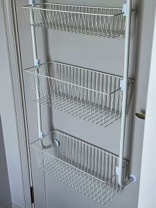SJORAGE On Hand🔥Over The Door Organizer 4/6Tier Hanging Storage Rack Multifunctional Door Hanger Shelf for Bedroom Bathroom Kitchen Pantry Space Saving No Drilling