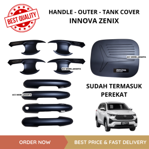 PAKET HANDLE OUTER TANK COVER HITAM MOBIL INNOVA ZENIX 2023