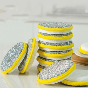 【BUY 10 TAKE 10】10pcs/20pcs Double Side Dishwashing Sponge Pan Pot Dish Wash Sponges Household Cleaning Tools Kitchen Tableware Dish Washing Brush