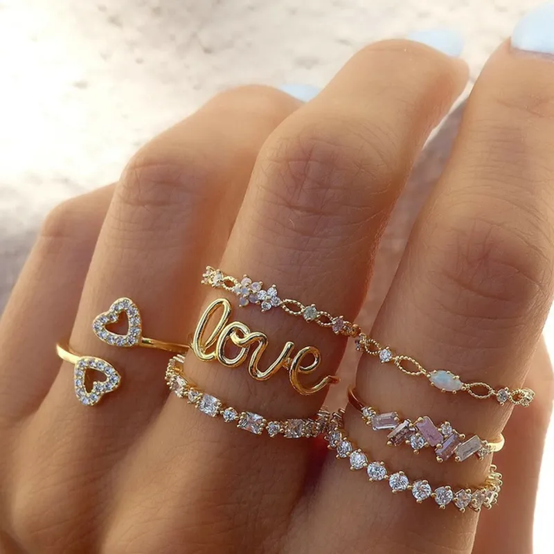 Cute deals ring set