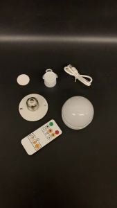 Rechargeable RGB E27 LED Bulb Light Remote Control Smart With Timer Cabinet Bar Bedroom Wireless For Kitchen Night Detachable Emergency Magnetic Home Dimmable Bulbs Dimmer Bedside