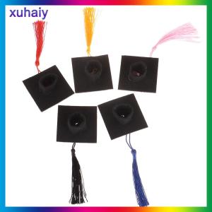 xuhaiy 1 chiếc mũ tốt nghiệp Mũ Tiến sĩ Mini trang phục mũ tốt nghiệp có tua rua