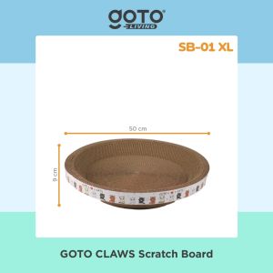 Goto Claws Papan Garukan Kucing Scratch Board Cakaran Hewan Peliharaan