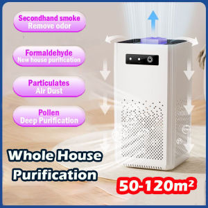 Air Purifier Home Anti PM2.5 Virus Bacteria Smoke Dust Formaldehyde Removal Cleaner Sterilizer HEPA Filter