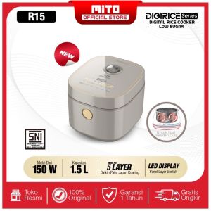 MITO Rice Cooker R12 R15 dan R18 Digirice Series Low Sugar ricecooker