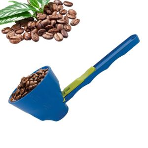 2In1 Coffee Scoop Funnel Sliding Design Coffee Scoop Funnel Water Bottle Reusable Coffee Spoon Kitchen Gadgets