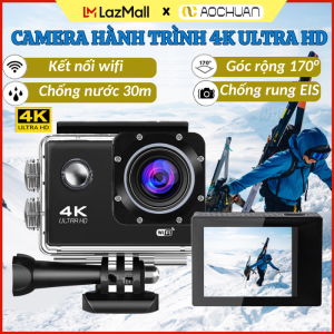 Camera Hành Trình 4K Ultra HD mini Wifi Kết Nối Với Điện Thoại camera hành trình xe máy phượt xe đạp chống rung chống