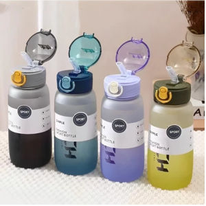 Botol Minum Sport Fashion TECH Doff Matte Botol Tumbler Minum Olahraga Anti Tumpah 835ml 3075