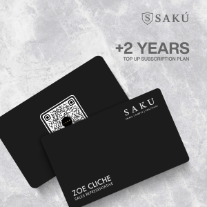 SAKU 2 Years Extended Subscription Plan NFC Smart Business Card