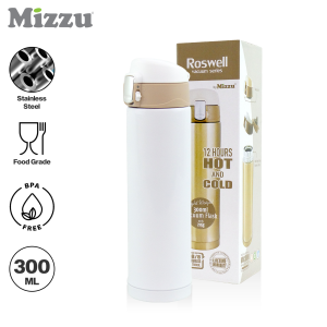 Mizzu Termos Air Stainless Steel 300 ML Roswell 300 Vacuum Flask Tempat Penyimpanan Air BPA FREE CHI