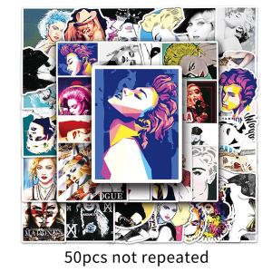 50PCS amerika syarikat Star Singer Madonna Sticker Sticker kartun Laptop hiasan