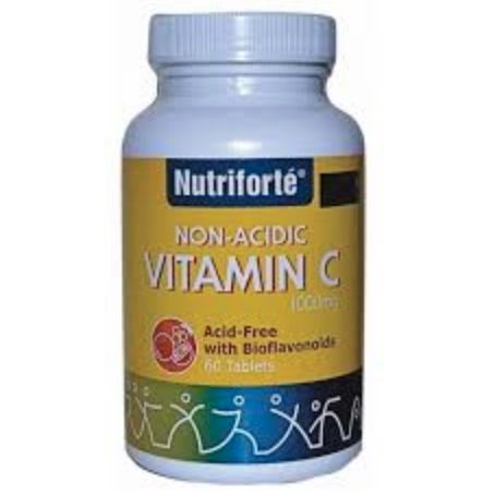 NUTRIFORTE NON-ACIDIC VITAMIN C 1000MG WITH BIOFLAVONOIDS TABS 60S ...