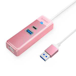 ORICO USB 3.0 Type C HUB RJ45 1000Mbps Ethernet Lan Adapter Gigabit Network Card 5Gbps OTG Splitter For PC Computer