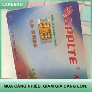 【LAKEBAO】 GPPLTE Sim 4G cho Iphone 6 7 8 Plus x XR XS max 11 Pro Max 12 mini 12 Pro Max cho ios14.8-ios15